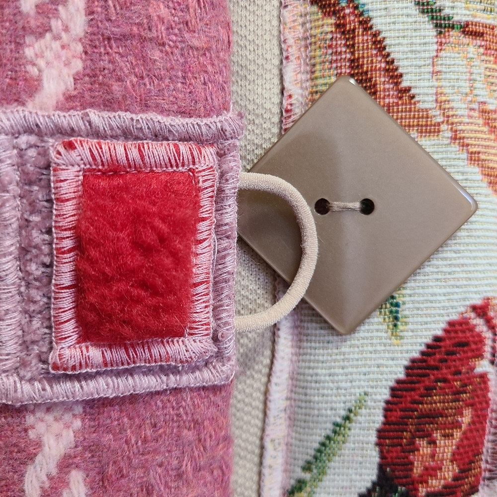 Coldwater Creek Patchwork Hearts Soft Artists Won… - image 4